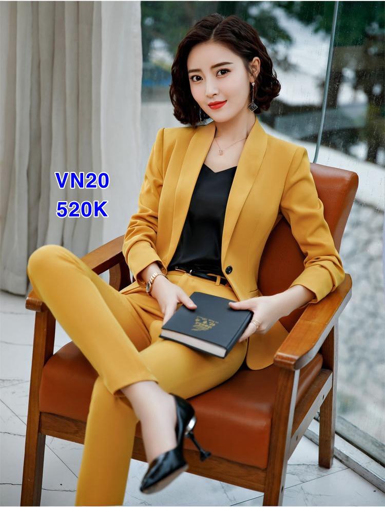 Set nguyên bộ áo Vest quần dài VN20